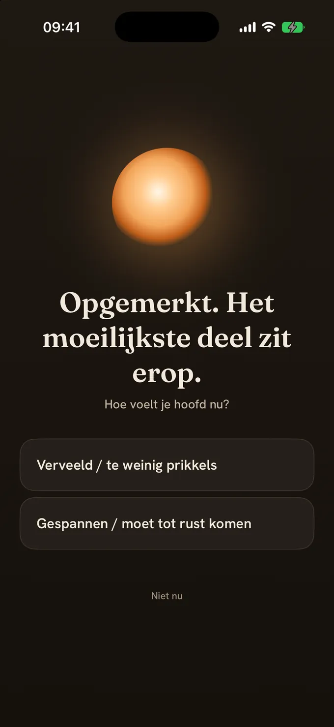 De beloningskiezer: opgevangen, dat is het moeilijkste deel gedaan, met twee paden, verveeld of onderprikkeld en opgejaagd of moet tot rust komen.